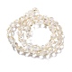 Chapelets de perles en verre transparente   GLAA-F114-02A-11-2