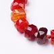Natural Dyed Agate Beaded Necklaces NJEW-F132-B03-2