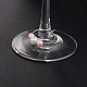 Vidrio de vino perlas charms de vidrio AJEW-JO00036-03-1