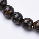 Natürliche Brazit Perlen Stretch-Armbänder BJEW-S128-07-2