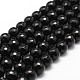 Natural Black Onyx Beads Strands G-D840-22-10mm-1