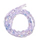 Baking Painted Glass Beads Strands DGLA-D001-01E-2
