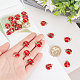 SUNNYCLUE 1 Box 30Pcs Ladybugs Charms Ladybug Enamel Charms Bulk Insect Charm Luck Lady Bug Beetles Insects Animal Charms for Jewelry Making Charm Women Adult DIY Necklace Earrings Bracelet Crafts ENAM-SC0003-03-3