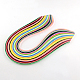 Rectangle 36 Colors Quilling Paper Strips X-DIY-R041-03-3