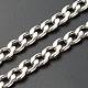 304 in acciaio inossidabile collane a catena in ordine di marcia NJEW-JN03555-4