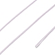 ラウンドワックスポリエステル糸ストリング  マイクロマクラメコード  ツイストコード  革縫い用  パールピンク  0.3~0.4mm  約174.98ヤード（160m）/ロール YC-D004-02A-011-3