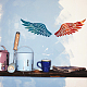 MAYJOYDIY Wings Stencil Template Angel Wings Stencils 3 Pairs 23.6×15.7inch Durable Flexible DIY Art Craft Stencil for Bag T-Shirts Walls Wood Fabric Home Decor DIY-WH0427-0004-6