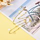 Halskette und Armbänder mit Schmetterlings-Charme SJEW-JS01215-6
