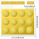 34 foglio di adesivi autoadesivi in lamina d'oro in rilievo DIY-WH0509-021-2