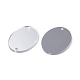 ラインストーンにアクリル縫い  アクリル鏡  二つの穴  衣料品アクセサリー  オーバル  クリスタル  25x18mm  約200個/袋 OACR-WH0006-08D-2