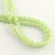 Imitation Jade Glass Beads Strands GLAA-Q042-25-2