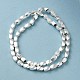 Electroplated Synthetic Non-magnetic Hematite Beads Strands G-Q1009-H02-01-3