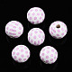 Perles de bois imprimées sur le thème de Pâques&nbsp;WOOD-T032-22J-1