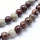 Natural Red Picture Jasper Beads Strands G-P326-10-6mm-3
