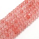 Cherry Quartz Glass Beads Strands G-M065-8mm-19-1