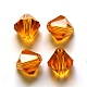 Abalorios de cristal austriaco de imitación SWAR-F022-6x6mm-248-1