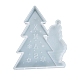 Diy Weihnachtsbaum mit Weihnachtsmann-Anhänger Silikonformen XMAS-PW0001-007-3