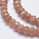 Chapelets de perles de sunstone naturelle naturelles G-K246-04A-3