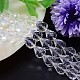 Faceted Drop Imitation Austrian Crystal Glass Bead Strands G-PH0010-01-10x8mm-1