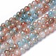 Spray Painted Glass Beads Strands GLAA-A038-A-76-1