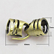 Brass S-Hook Clasps KK-E270-18x7mm-AB-NR-1