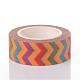 Patrón de onda diy scrapbook cintas de papel decorativas DIY-K001-M07-2