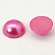 Half Round Domed Imitated Pearl Acrylic Cabochons OACR-H001-3N-2