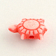 Perles en acrylique de style artisanal MACR-Q153-M046-2