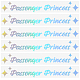 Selbstklebende PVC-Autoaufkleber „Prinzessin“ für Passagiere STIC-WH0013-11A-1