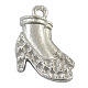 Tibetan Style Alloy High-heel Shoes Pendant Rhinestone Settings EA260Y-P-RS-1