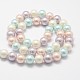 Hilos de perlas de concha pulida BSHE-F013-07A-2