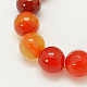Natural Agate Beads Strands G-G392-8mm-M-2