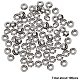 UNICRAFTALE 100pcs 4mm Bicone Spacer Beads Stainless Steel Loose Beads Bicone Small Hole Spacer Bead Smooth Surface Beads Finding for DIY Bracelet Necklace Jewelry Making Craft STAS-UN0001-63P-2
