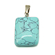 Natural & Synthetic Mixed Stone Pendants G-S293-16-B-3