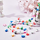 Sunnyclue 160pcs perles d'argile polymère faites à la main 8 couleurs CLAY-SC0001-41-5