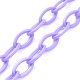 Colliers de chaîne de câble en plastique ABS personnalisés NJEW-JN03310-03-3