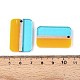 Прозрачные подвески из смолы и дерева RESI-T057-75-3