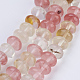 Tigerskin Glass Beads Strands G-P354-17-8x5mm-1