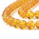 Synthetic Citrine Beads Strands G-S150-14-8mm-2