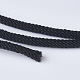 ナイロン糸  ミラノコード/ツイストコード  ブラック  3mm  約21.87ヤード（20m）/ロール NWIR-P018-16-3