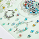 NBEADS 80 Pcs Dog Paw Prints Pattern Acrylic European Beads OPDL-NB0001-16-4