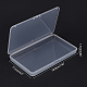Caja de almacenamiento de plástico transparente CON-BC0006-19-2