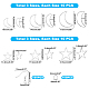 DIY 304 Stainless Steel Earring Making Kits DIY-UN0002-33P-5