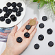 DICOSMETIC 24Pcs 2 Styles Black Thumb Grip Caps Silicone Thumb Grips Anti-Slip Thumb Cap Joystick Caps for Steam Deck Ergonomic Thumbstick Gaming Gear for Controller Protection SIL-DC0001-19-3