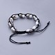 (Jewelry Parties Factory Sale)Adjustable Nylon Cord Braided Bead Bracelets BJEW-JB04227-3