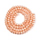 Chapelets de perles en verre électroplaqué&nbsp;EGLA-A044-P4mm-A33-3