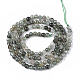 Chapelets de perles en quartz rutile vert naturel G-S150-62-3mm-2