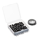 100pcs 8mm perles de pierre de lave naturelle perles rondes sgDIY-LS0002-43-7