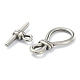 304 Stainless Steel Toggle Clasps STAS-B020-09P-1