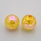 AB Color Crackle Acrylic Round Beads CACR-M002-16mm-02-1